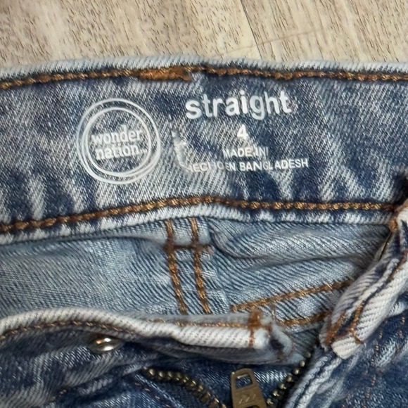 Wonder nation‎ Straight leg denim jeans, size 4 boys - Picture 2 of 4